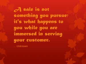 Sales quote