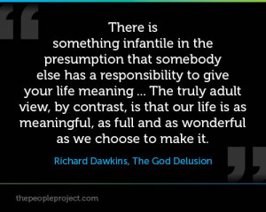 There is something infantile in the presumption that somebody else has ...