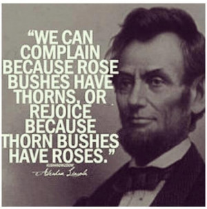 ... rose-bush with thorns vs. thorn-bush with roses. This is brilliance