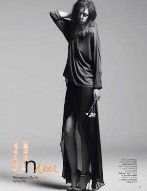The latest issue of Yen Magazine features fashion model Lauren ...