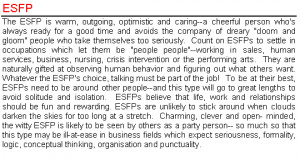 MBTI PERSONALITY TYPE ESFP Personality Types, Counseling Psychology ...
