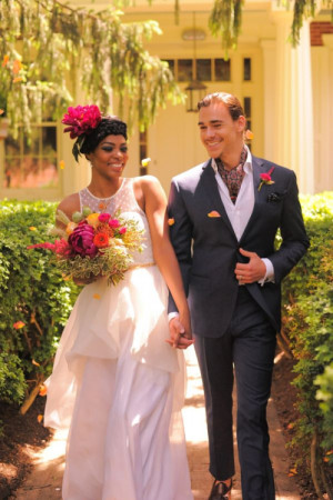 interracial wedding photo… You are gorgeous couple… Congrats ...