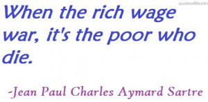 When the rich wage war, it’s the poor who die – Jean Paul Charles ...
