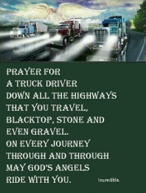 Truckers prayer