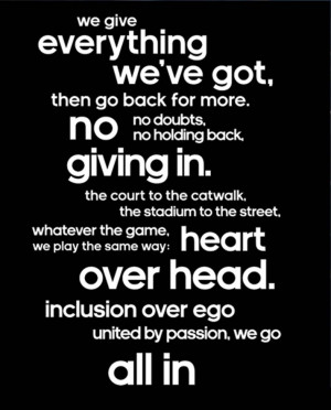 Insights into adidas’ new “all in” campaign – “We all run ...