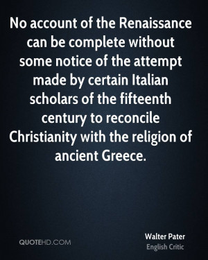 Walter Pater Religion Quotes