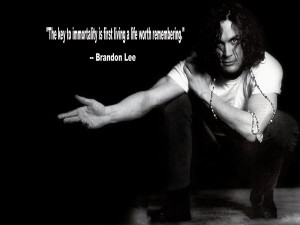 Brandon Lee Muscles The late, great brandon lee once said, with what ...