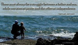 Family Thoughts-Quotes-Samuel Johnson-father and son-Independence