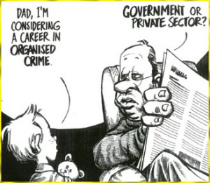 South African Crime Cartoon