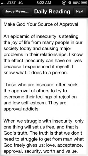 with insecurity. Overcome feelings of rejection and low self-esteem ...