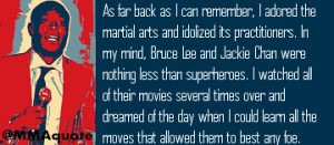 Anderson Silva on Bruce Lee and Jackie Chan