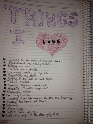 Things I love Love Love Quotes