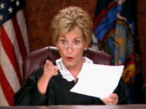 Would you watch a Judge Judy-like show where a pug is the judge?