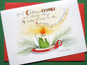 Christmas Mistletoe Quotes Christmas quote card.