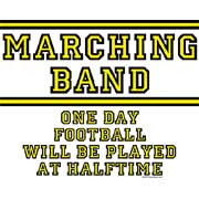 marching band one day football will be played at halftime