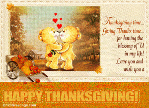 special Thanksgiving wish for your beloved on this wonderful ...