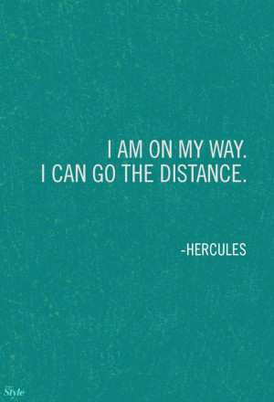 of inspirational Disney songs, “Go the Distance” from Hercules ...