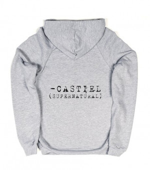 Supernatural Quote Hoodie Castiel Freedom Is a Length of Rope | Hoodie ...