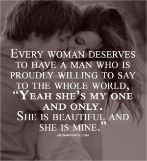 Every woman deserves