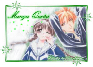 Click on the manga volumes to read quotes by Kyo, Tohru and others ...