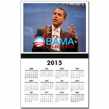 Stupid Obama Quotes Cover Calendar Print for