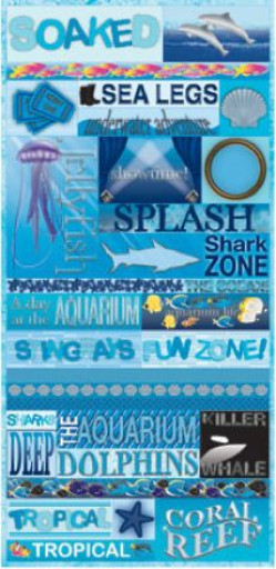 Under The Sea Quotes Scrapbook Sticker by Reminisce