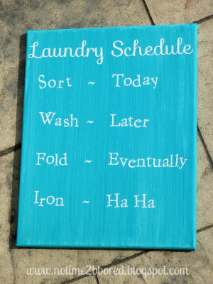 Funny Clean Monday Quotes Laundry schedule - funny quote