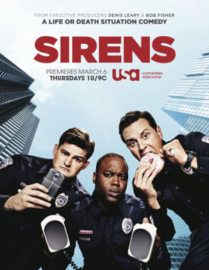 Newest TV show posters: The Neighbors, Sirens, Intelligence, Justified ...