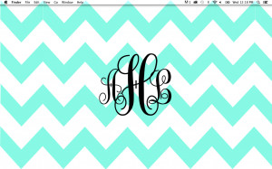 chevron desktop background with circle monogram printable chevron ...