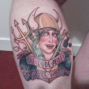 ... the valkyrie symbolizes in the big lebowski maude is polish after all