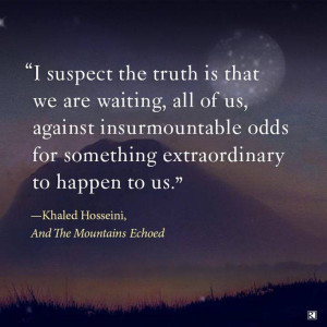 Wallpaper With Quote on Truth By Khaled Hosseini