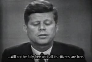 gif speech jfk president jack civil rights Kennedy John F. Kennedy ...