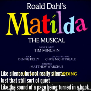 Matilda, The Musical on Broadway www.thewriteteachers.com