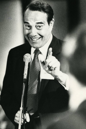 Sen Dole joked in Wichita in 1984 after seeing two protesters outside