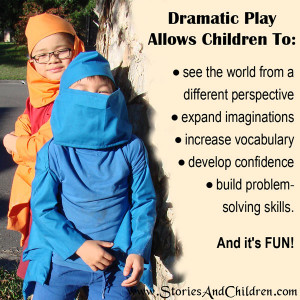 ... some costumes for dramatic play and described them in great detail