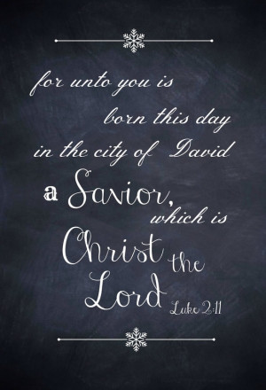 Christmas, Savior born this day