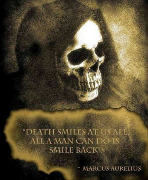 ... Marcus Aurelius Skull, Death Smile, Stuff, Quotes, Greatest Loss, Art