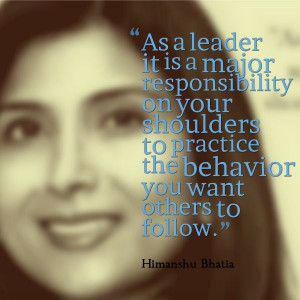 ... want to see in the world and in your organization. #Quote #Leadership