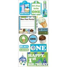Lot Scrapbook Stickers Quotes Baby Boy First Birthday