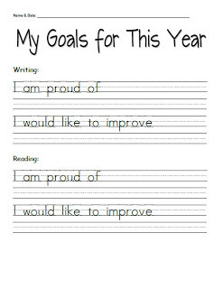 Goal Setting Quotes For Kids Student goal-setting sheets