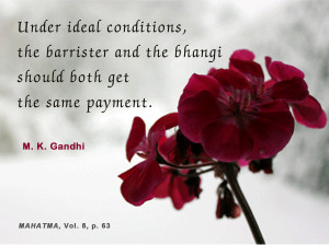Mahatma Gandhi Quotes on Equality