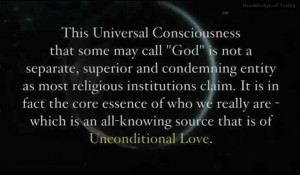 This Universal Consciousness that some may call God