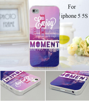 PC For iphone 5 5s 5g 5th Hard Transparent Case cover Motivation Quote ...