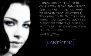 Amy Lee Quote Wallpaper by iclethea