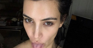 queens: Kim Kardashian looks flawless in make-up free snap as sister ...