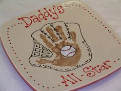 Handprint Plate Father's Day