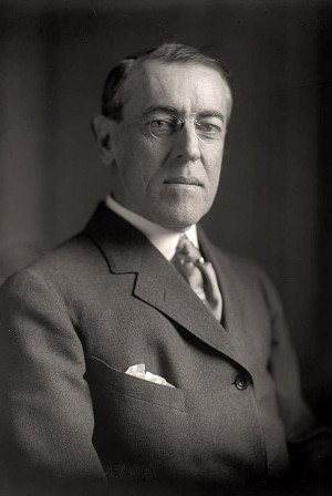 ... you classify the former president of the United States Woodrow Wilson