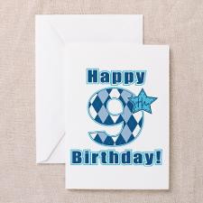 Happy 9th Birthday! Greeting Cards (Pk of 20) for