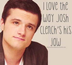 Josh Hutcherson's jaw