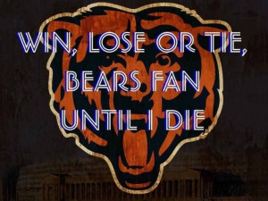 Chicago bears fan